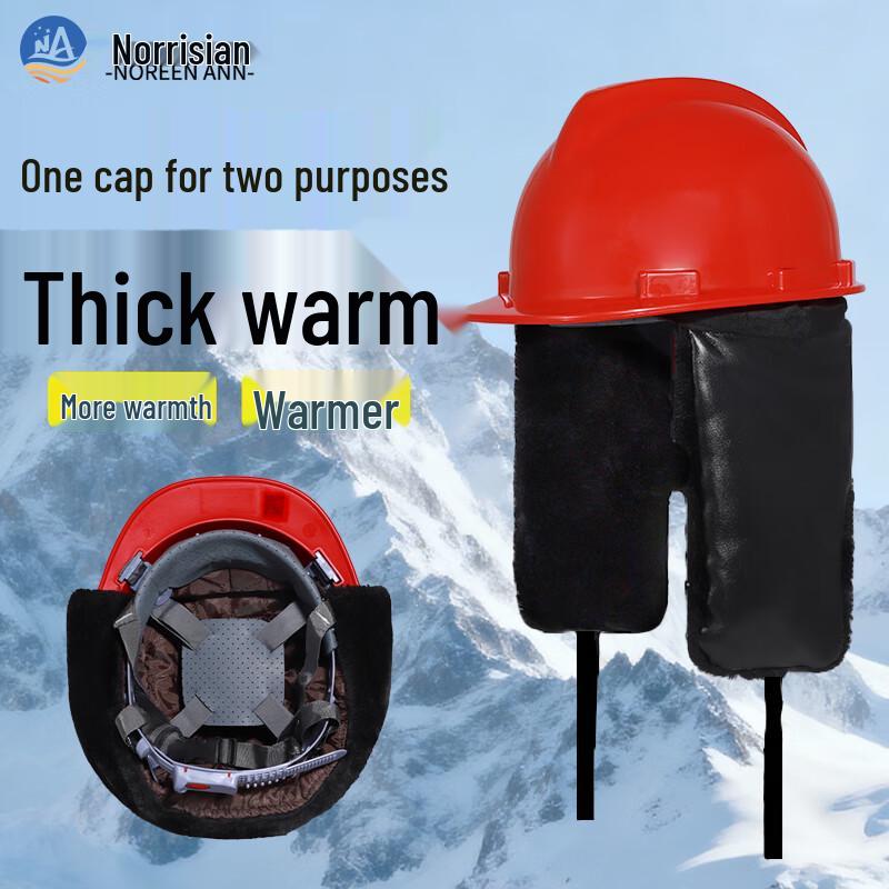 Norrisian Winter Safety Helmet with Warm Cotton Liner Standard