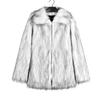 Women's Winter Fashion Casual Lapel Plush Mid-length Coat