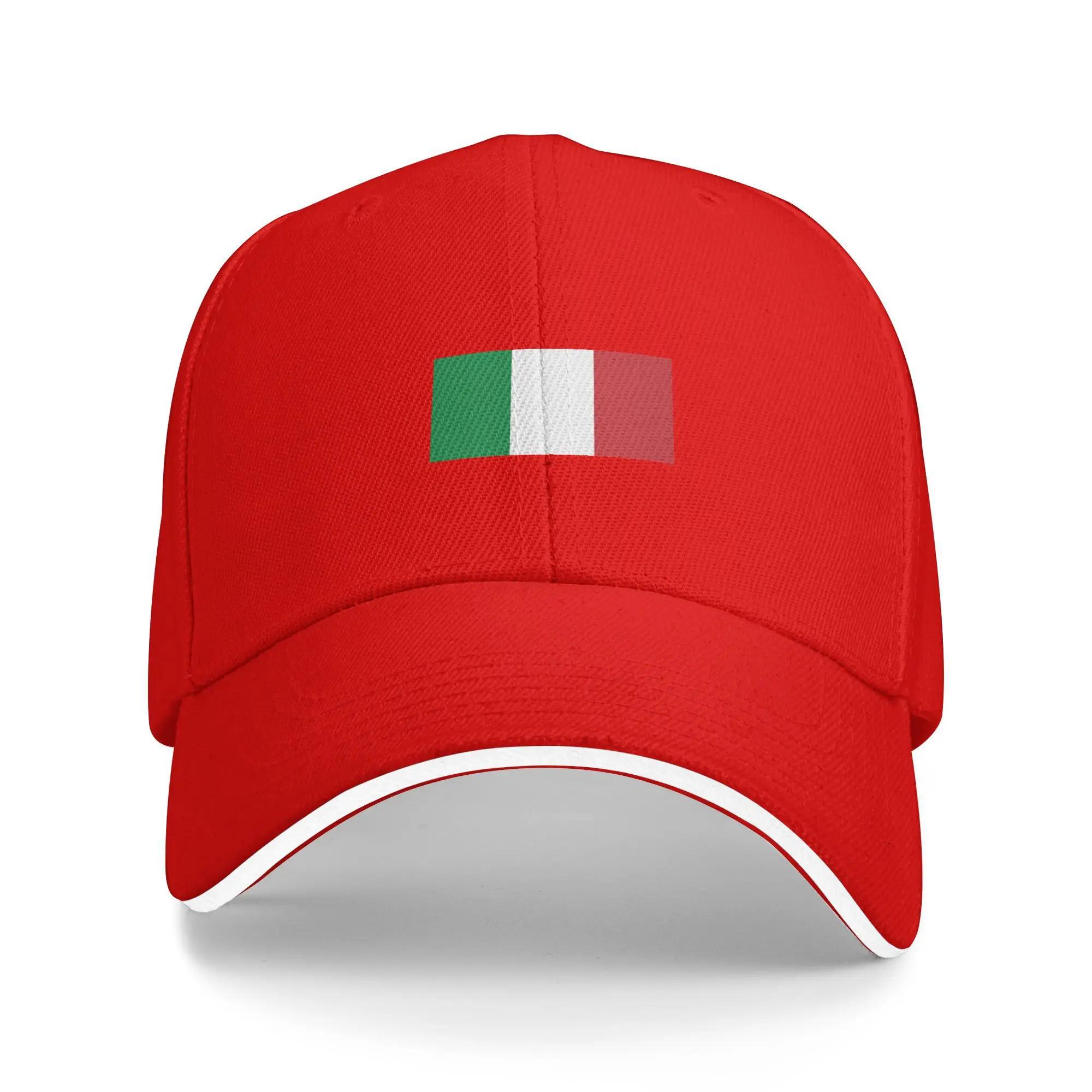 

Spring Casual Baseball Cap Outdoor Sport Hip Hop Hats For Women Unisex High Quality Italia Flag Classic Baseball Caps One Size