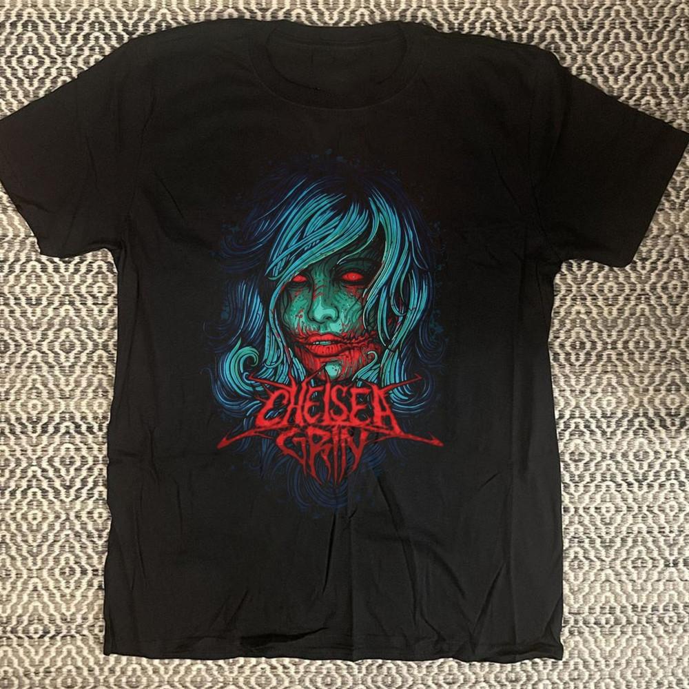 New Chelsea Grin Girl Face Gift For Fans Unisex S-5Xl Shirt Ss944