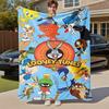 1pc Looney TunesOutdoor Flannel Blanket Soft Plush Decor for Picnics, camping,Bedroom, Playroom, or Lunch Breakn1197A