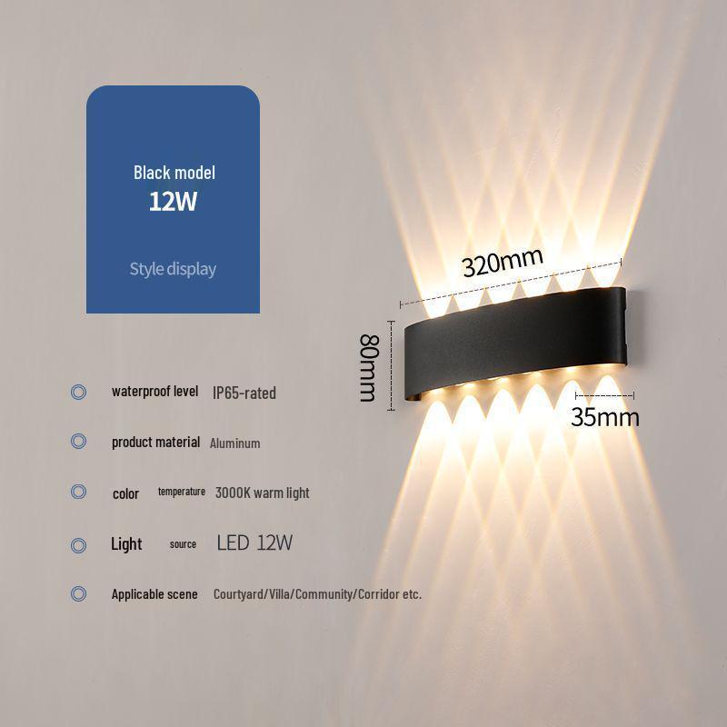 Waterproof Outdoor Wall Light: Courtyard, Hotel, Staircase & Corridor