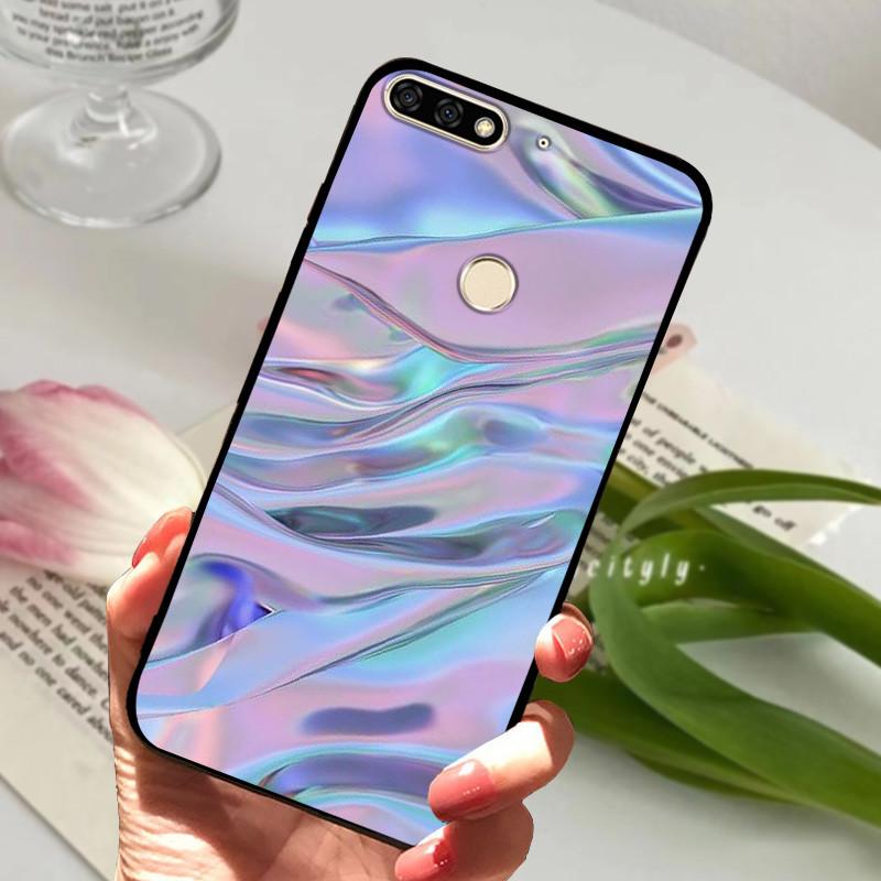 For Huawei Honor 7C Pro Case LND-L29 Silicone Shockproof Soft TPU Phone Cover For Huawei Honor 7C 5.99" Funda Honor7CPro Cartoon