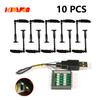 10Pcs 0.8Mm Pin Rgb Led Building Blocks Usb Lamp Diy Street Light City Electric Decorate 1X1 Brick Toy Compatible All Brands