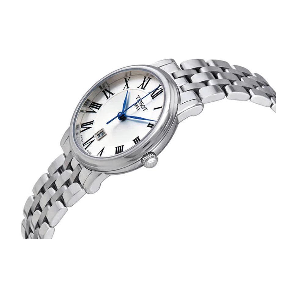 TISSOT Kason Zen I Collection Quartz Movement Unisex Watch 40mm+30mm Silver Dial T1224101103300+T1222101103300