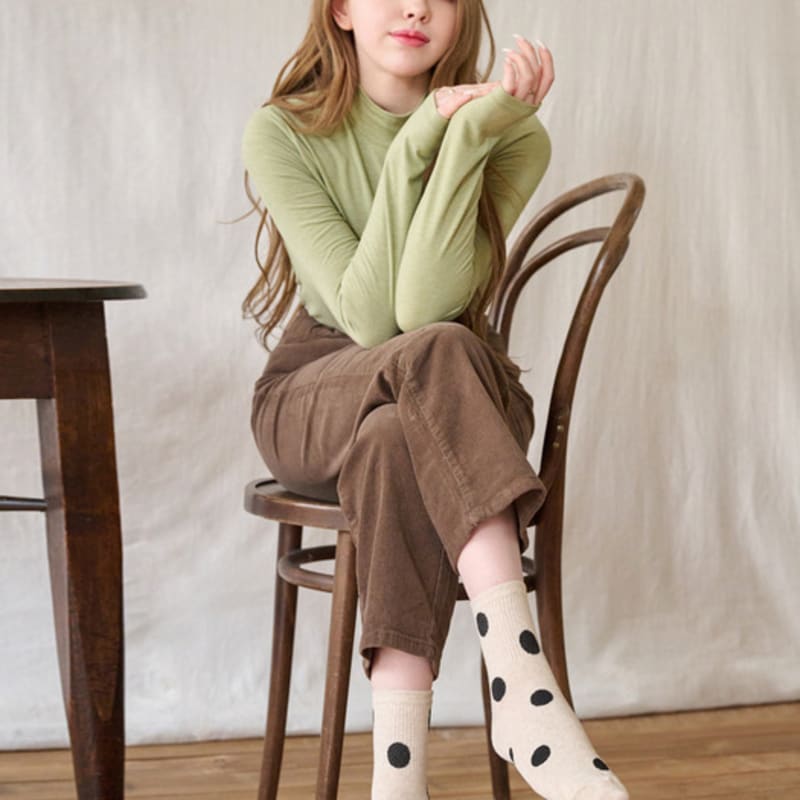 

lululela 13cm Polka Dot Ankle Socks (8 Colors) Camel