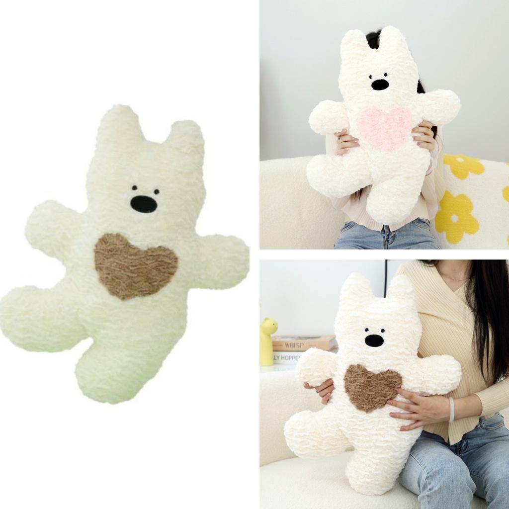 Adorable West Highland White Terrier Plush Pillow Soft Cuddly Toy For Kids