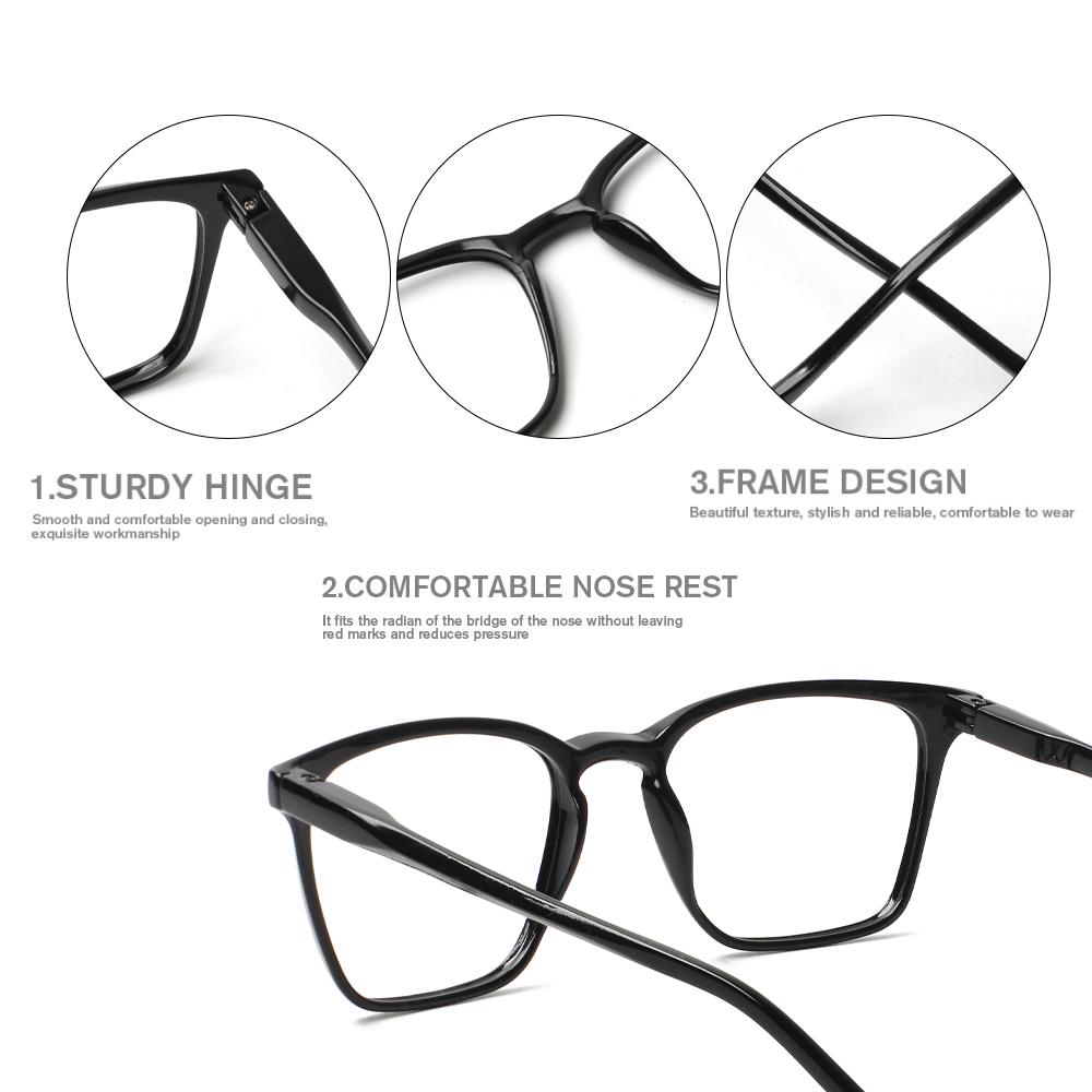 TUREZING Lesebrille für Damen Herren HD-Gläser Leicht Bequem Federgelenk Korrektionsbrille
