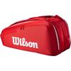 Wilson Super Tour Red Tennis Bag 2025 Large Capacity Durable Design