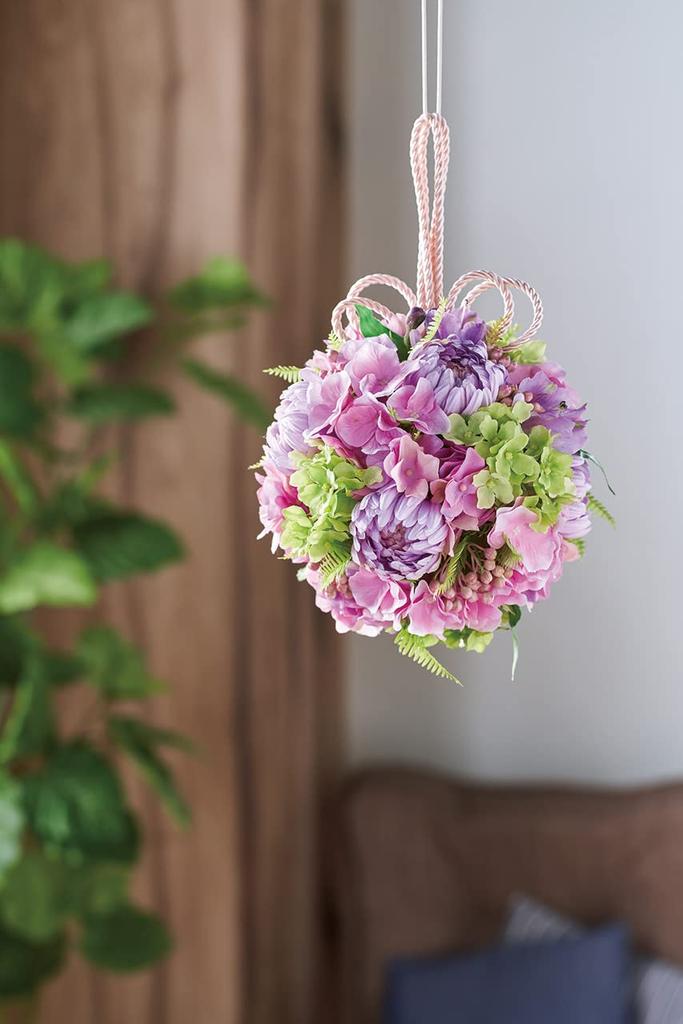 Tokyodo Artificial Flower MAGIQ Alice Hydrangea Blue Flower Cluster Diameter 12 X Length 23 Cm FM025048-005