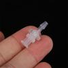 2Pcs Luer Lock Adapter PP Plastic Air Valve Pipe Subpackaging Instrument Connect