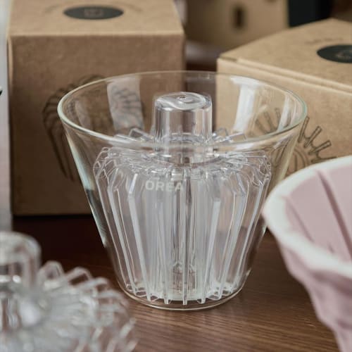 BERGBUCH Flat Bottom Rinse Assist Tool "1021" for Wave Dripper, Coffee Filter Paper Made with High-Performance Tritan Resin, Flat Bottom Wave Filter f