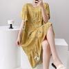 Plus Size Womens Nightgowns New Cotton Silk Nightdress Summer Casual Loose Sleepshirt Comfortable Lounge Wear