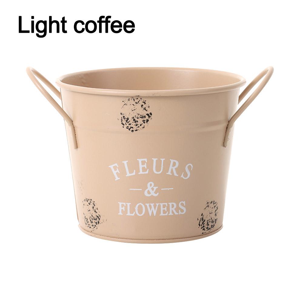 Iron Metal Pitcher Jug Flower Vase Flowers Pots Garden Decor Flowers Bucket