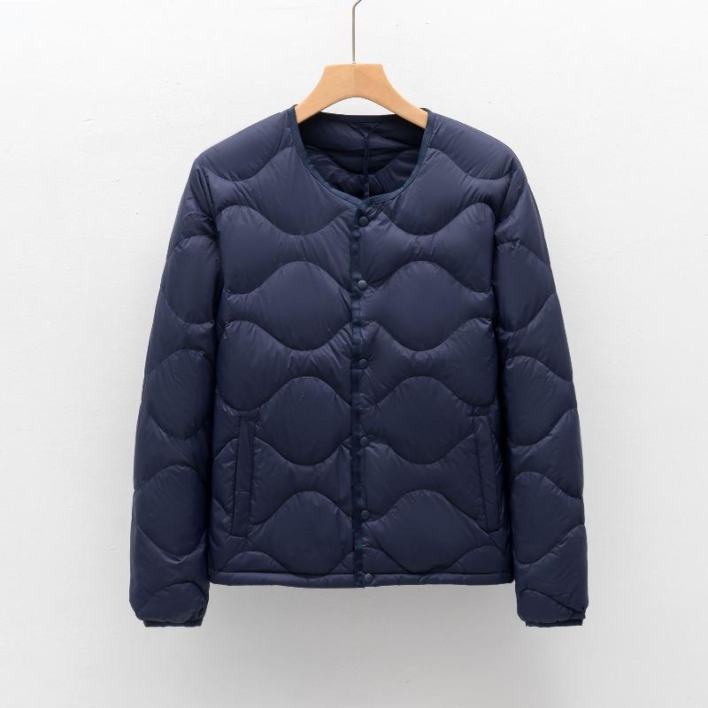 90% Down Lightweight Fall/Winter Jacket for Men - Short, Thin Down Liner Casual Jacket