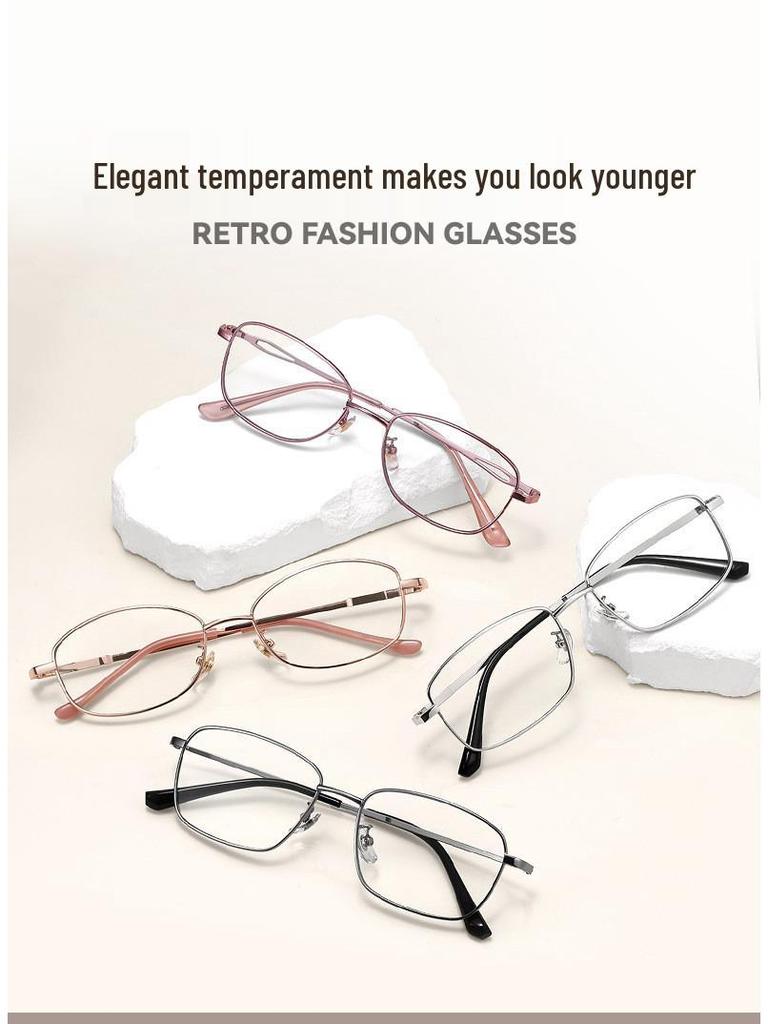Elite Unisex Ultra-Thin Metal Reading Glasses - High-Definition, Elegant, Classic Style, Youthful Look, Suitable for Presbyopia.