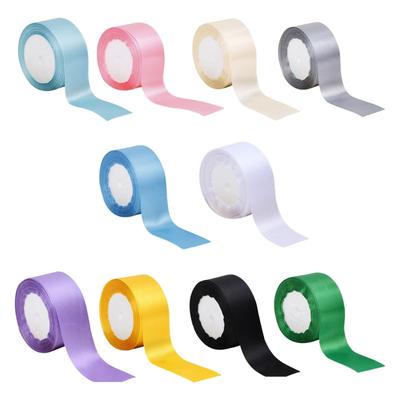 Colorful Polyester Gift Wrapping Ribbon Elegant Polyester Wrapping Ribbon for Enhancing Gift Presentation and Styling