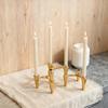 Light Luxury Minimalist Design Candle Holder Nordic Alloy Candle Stand Home Decore Candelabra Gift