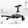 2 in 1 Sit and Stand Stroller Pedal Adapter Universal Holds 55lbs Strollers Step Board Adapter Comfort Creative