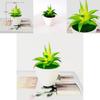 Synthetic Succulent Plant Miniature Potted Decor For Home Office And Diy Craft Projects