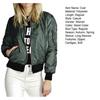 Women's Basic Jackets - Warm Zipper Coat Women Fall Jacket with Pockets Daily Wear Zip Up
