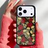 Skull With Roses Phone Case for iPhone 17 Air 16e 15 14 13 Pro Max Back Cover for 12 11 Pro Coque