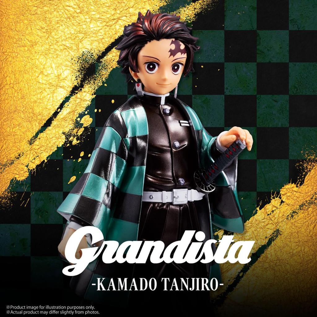 Banpresto Tanjiro Kamado Demon Slayer Collectible Figure Kimetsu No Yaiba Grandista Special Color Version 24cm Multicolor Perfect for Anime Fans -
