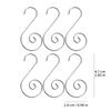 20/100Pcs Christmas Ornament Hanging Hooks Xmas Tree Pendant Hanger Bauble Ball S-Shaped Hook for New Year Home Party Decoration