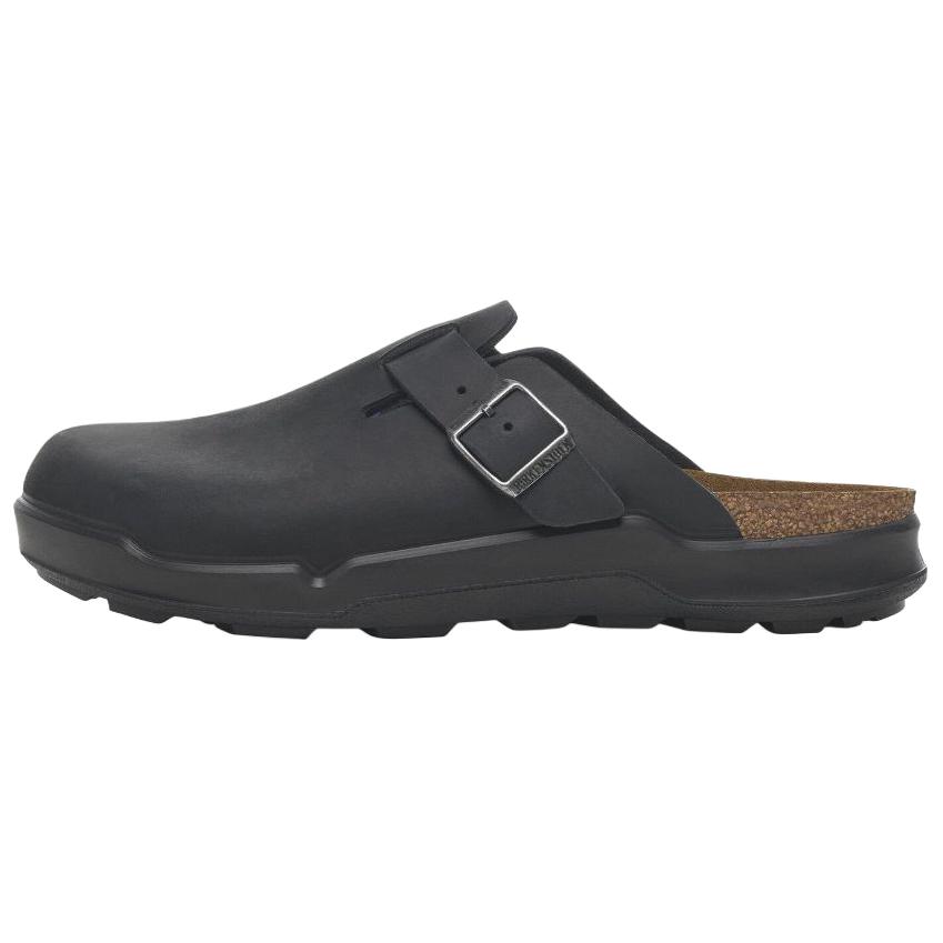 Birkenstock Boston Slip Resistant Closed Toe Slippers Men's Black 1029568