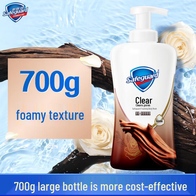 Safeguard Deep Ebony Rose Foaming Body Wash