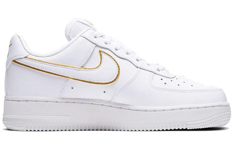 Nike Air Force 1 Low White Gold Swoosh Women's AO2132-102