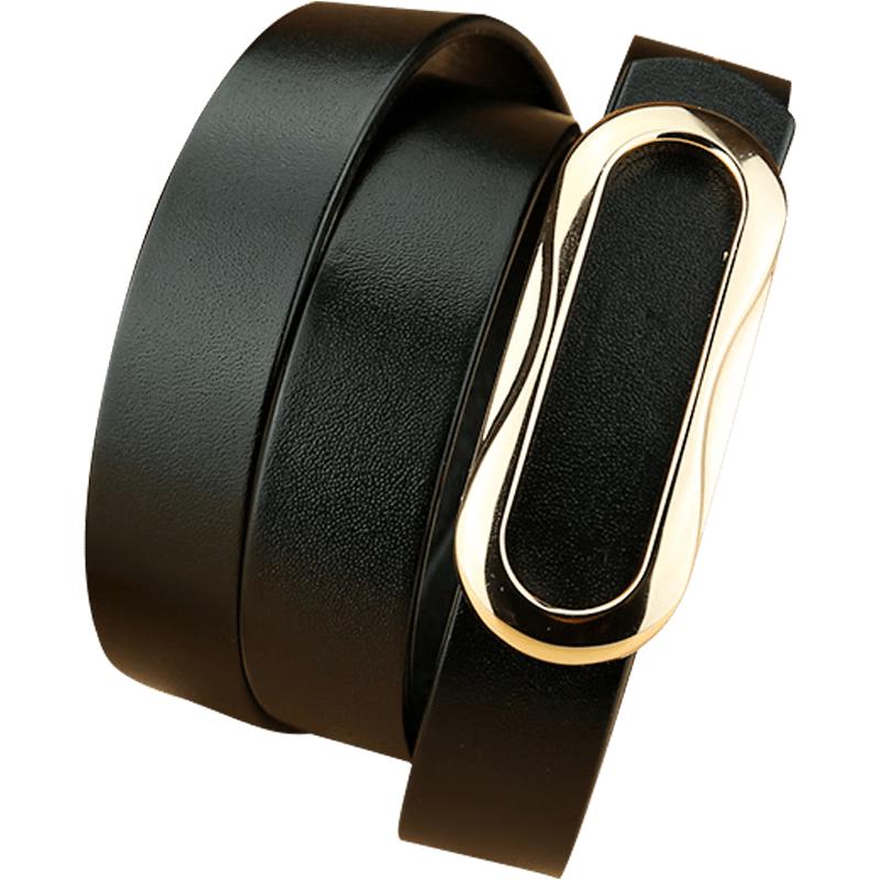 Женский тонкий кожаный повседневный ремень Viney