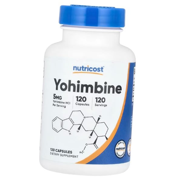 Clorhidrat de Yohimbină, Yohim HCI, Nutricost 120caps