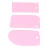 3PCS Set Cake Cream Scraper Dough Pasty Cutters Scraper Kitchen Tool DIY Baking Tool