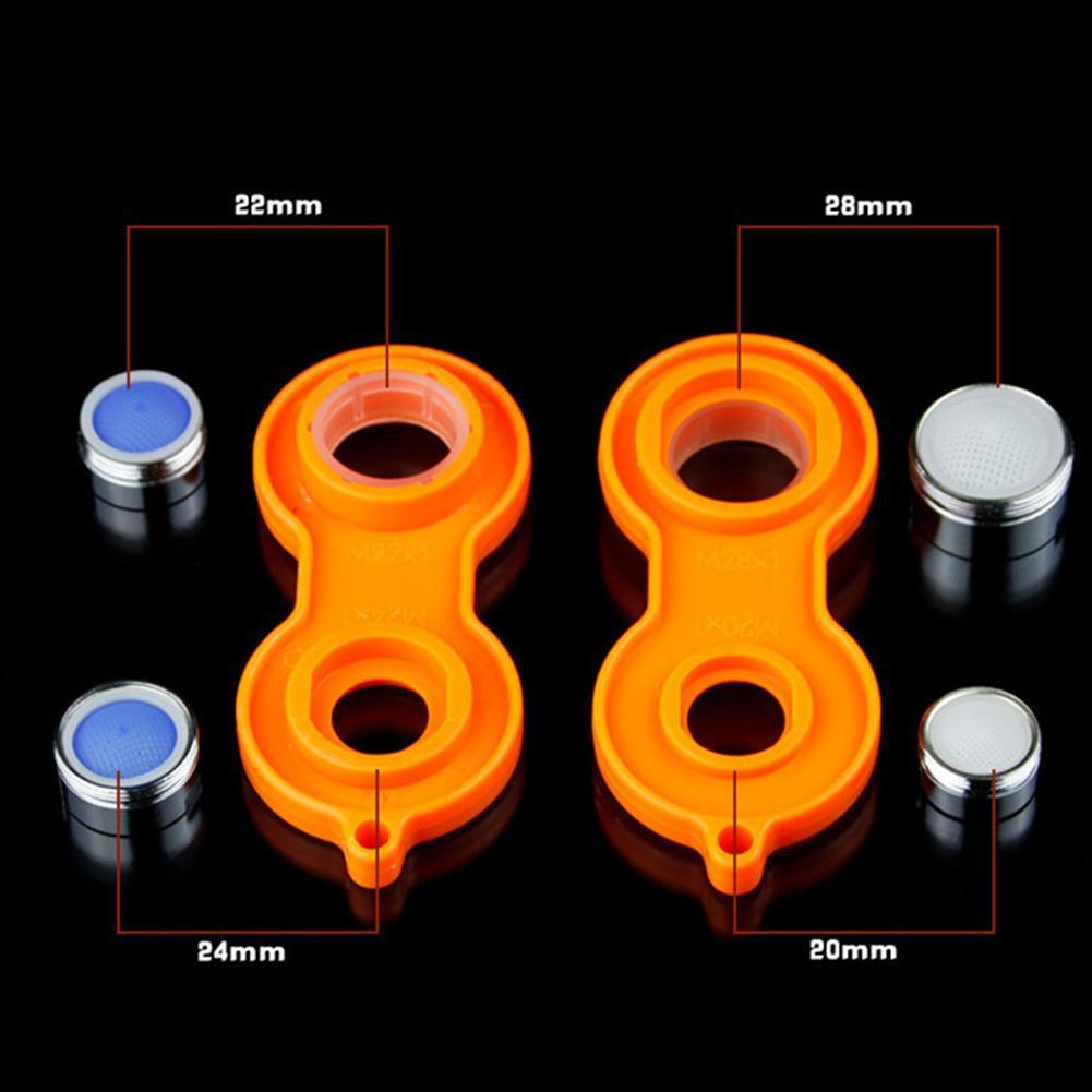 Plastic Key Bubbler Wrench Removal Tool Kitchen Basin Faucet Sink Wrench Disassemble Sprinkle Aerator Tool Faucet Aerator