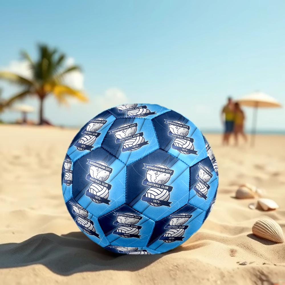 Birmingham City Taglia 5 Pallone da Calcio Alta Elasticità Pallone da Calcio Per Competizione All'aperto Allenamento Quotidiano Gioco