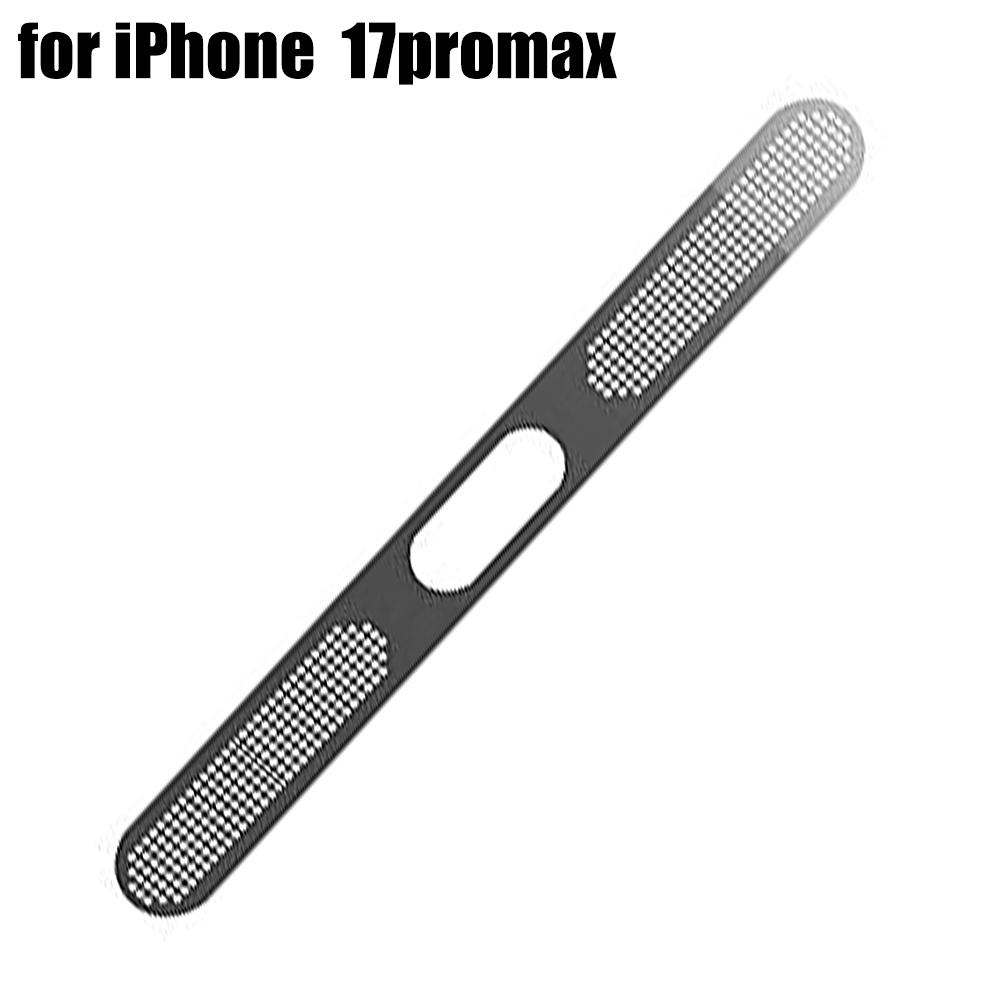 2Pcs Metal Dustproof Net Sticker For iPhone 17 Air 17 Pro Max Easy Install Earpiece Speaker Hole Anti-dust Mesh Protection Cap