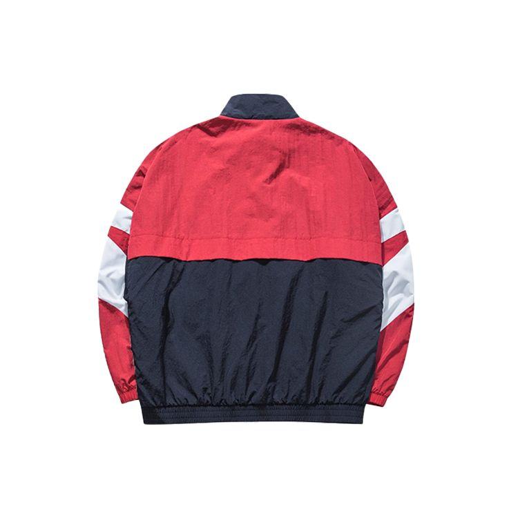 Anta Life Series Color-Block Volný střih Sportovní bunda Pánská Svrchní oděv Červená 152118614-2