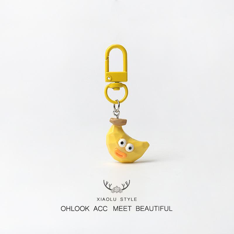 Adorable Mini Fruit Keychain Pendant - Cute, Funny Bag Charm Accessory