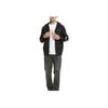 Calvin Klein Casual Hooded Zipper Letter Print Jacket Men jackets Black 40DC414
