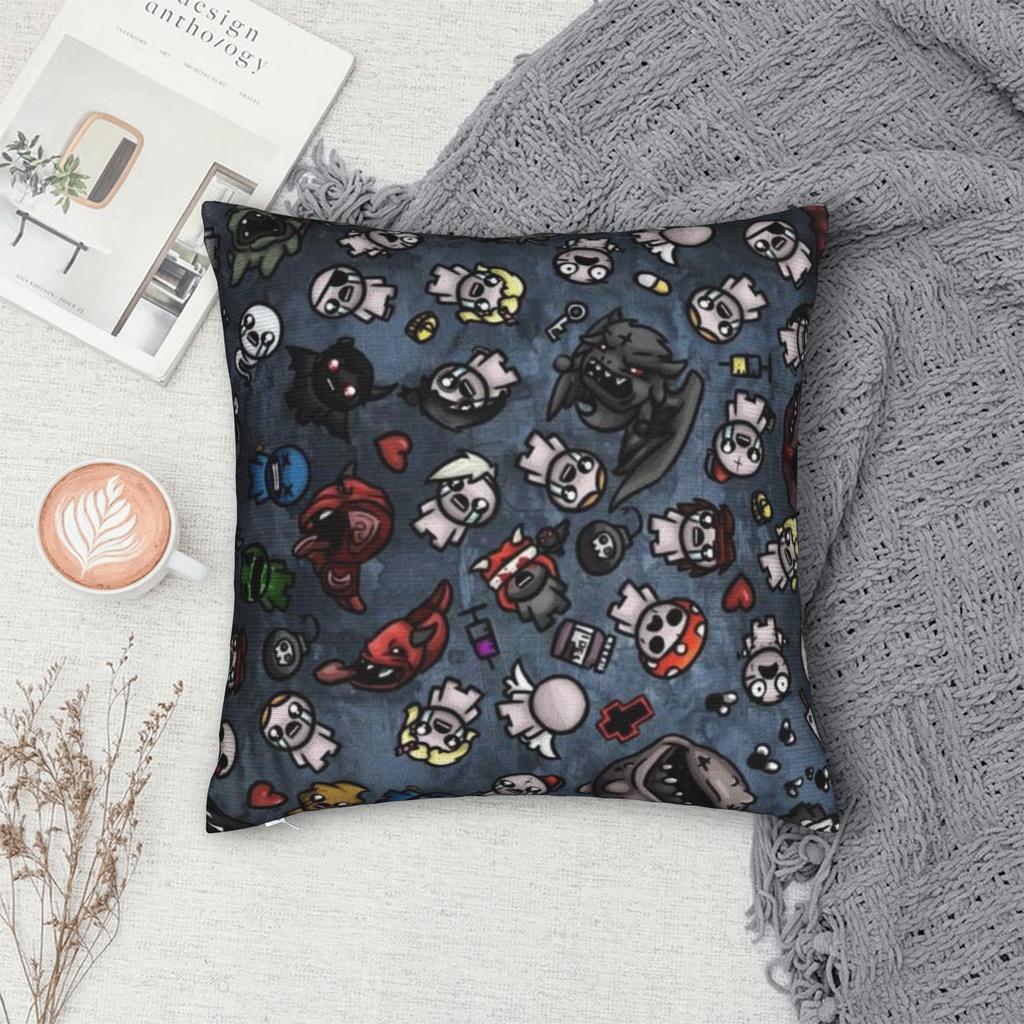 Warm Living Room The Binding of Isaac Decor Pillowcase Accessories  Pillow Cover Zippered Multiple Sizes