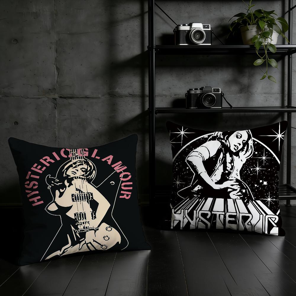 Fashion HHysteric GGlamourES cushion cover Birthday Anniversary Gifts Double Sided Printed Zipper Cushion Cover