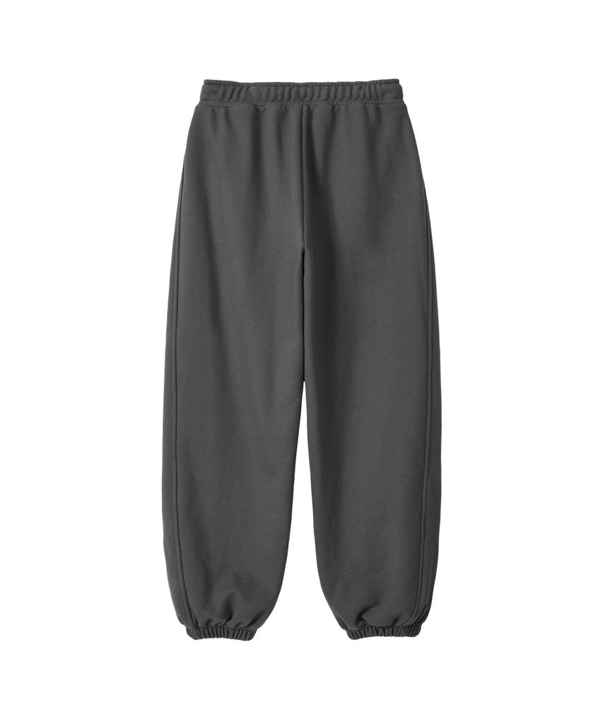 Uallong Soft Touch Washed Balloon Wide Sweatpants - Charcoal