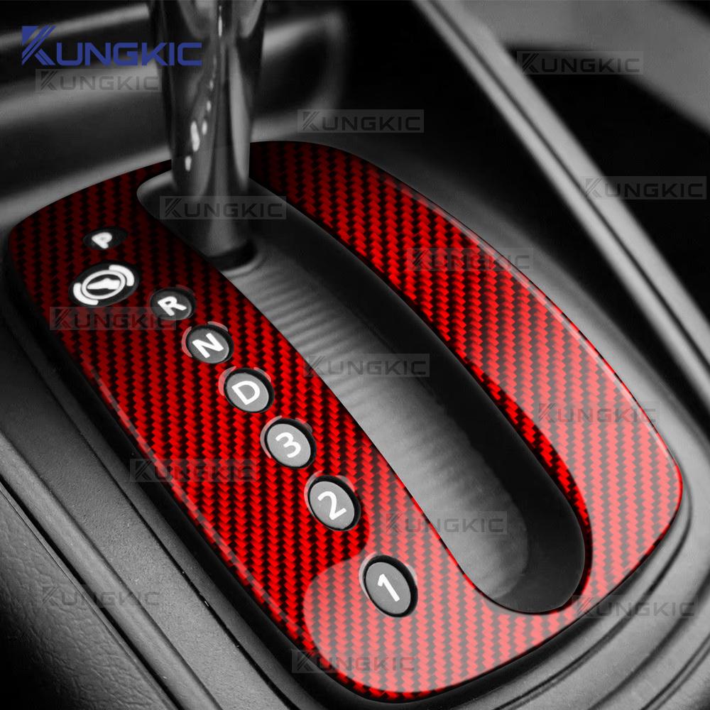 Carbon Fiber Style Gear Shift Panel Sticker for Seat Leon MK1 1M 1999-2004 Interior Accessories
