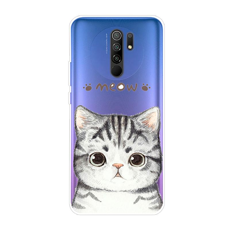 For Coque Redmi 9 Case Transparent Soft TPU silicon Phone Cover For Xiaomi Redmi 9 Case Redmi9 Clear Fundas For Redmi 9 6.53"