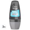 Men Clean Comfort Deodorant Roll On, 50ml, 3 Packs