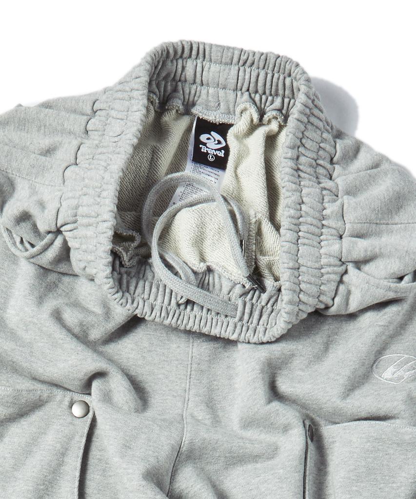 TRAVEL Carpenter Sweat Balloon Pants Melange Gray