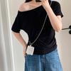 Lightweight Data Cable Organizer with Chain Mini Earphone Pouch Portable Headphone Storage Bag