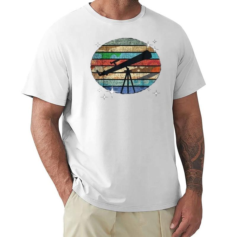 Planets of Solar System Telescope Astronomy Science Fan TShirt Unisex Clothing Tops Graphic T Shirts Camisas