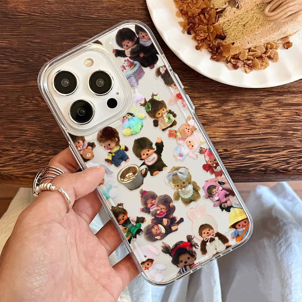 Cute M-Monchhichis New Phone Case For Xiaomi Mi 14 13 12 11 10 10T 14T Poco X6 F5 F4 X7 X4 X3 NFC Lite GT Pro 4G 5G Back Cover